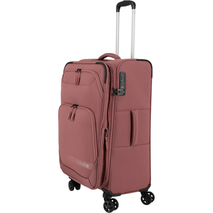 Travelite Kick Off 4-Rollen-Trolley M erw. 67 cm -Rose