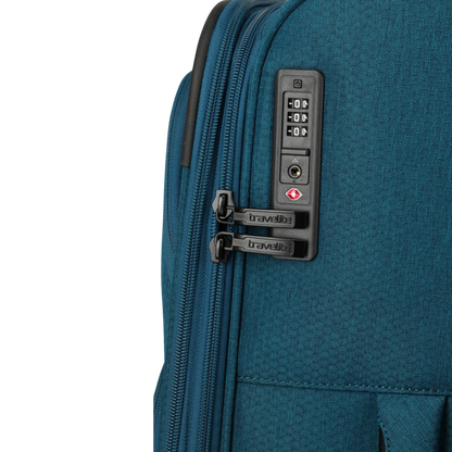 Travelite Kick Off 4-Rollen-Trolley M erw. 67 cm -Petrol