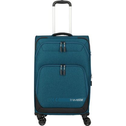 Travelite Kick Off 4-Rollen-Trolley M erw. 67 cm -Petrol
