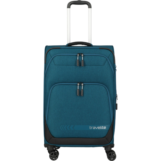Travelite Kick Off 4-Rollen-Trolley M erw. 67 cm -Petrol KOFFER-PLUS.COM