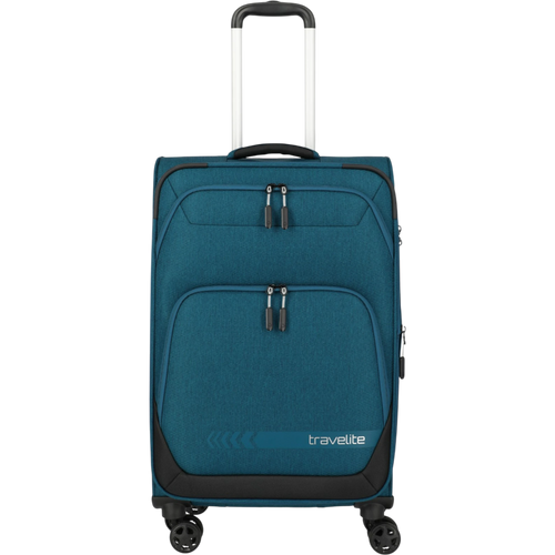 Travelite Kick Off 4-Rollen-Trolley M erw. 67 cm -Petrol