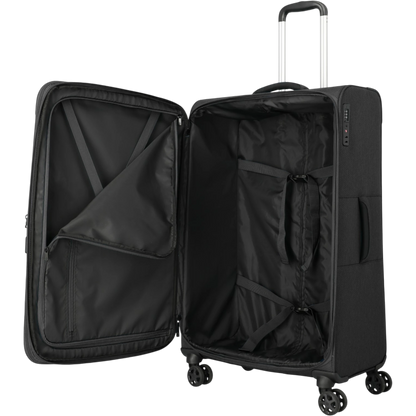 Travelite Kick Off 4-Rollen-Trolley L erw. 78 cm -Schwarz