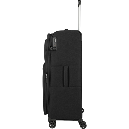 Travelite Kick Off 4-Rollen-Trolley L erw. 78 cm -Schwarz