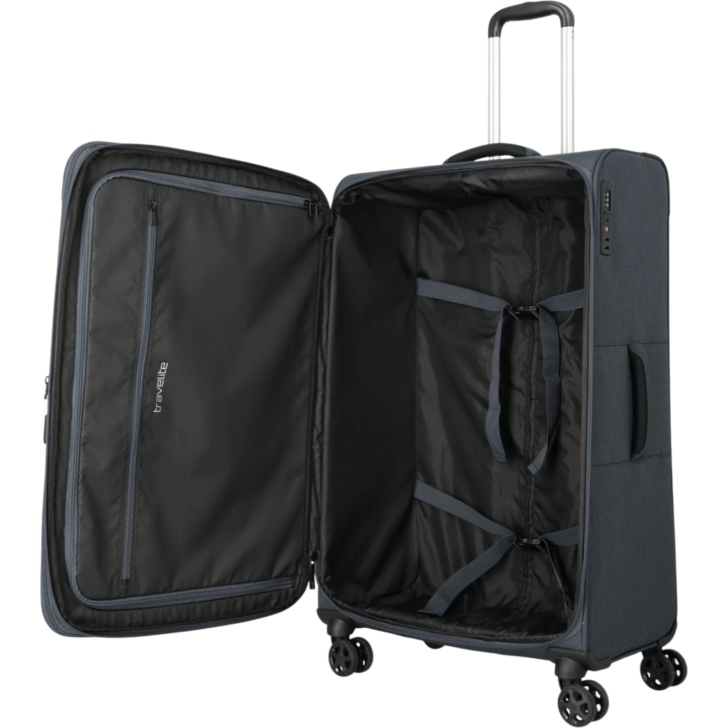 Travelite Kick Off 4-Rollen-Trolley L erw. 78 cm -Anthrazit