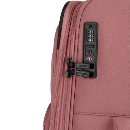 Travelite Kick Off 4-Rollen-Trolley L erw. 78 cm -Rose