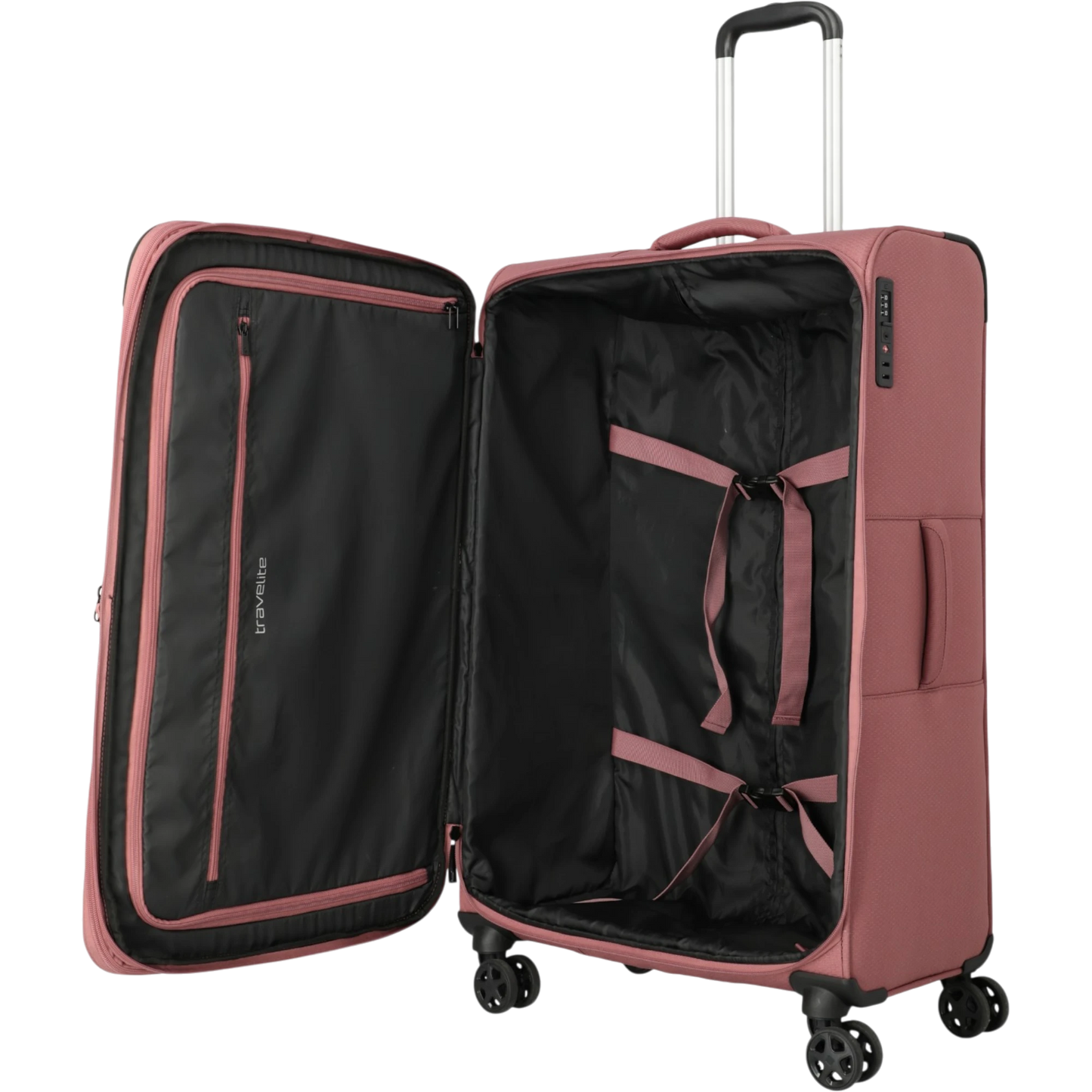 Travelite Kick Off 4-Rollen-Trolley L erw. 78 cm -Rose