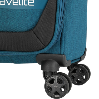 Travelite Kick Off 4-Rollen-Trolley L erw. 78 cm -Petrol