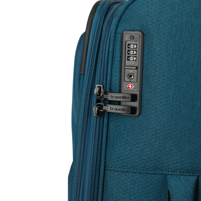 Travelite Kick Off 4-Rollen-Trolley L erw. 78 cm -Petrol