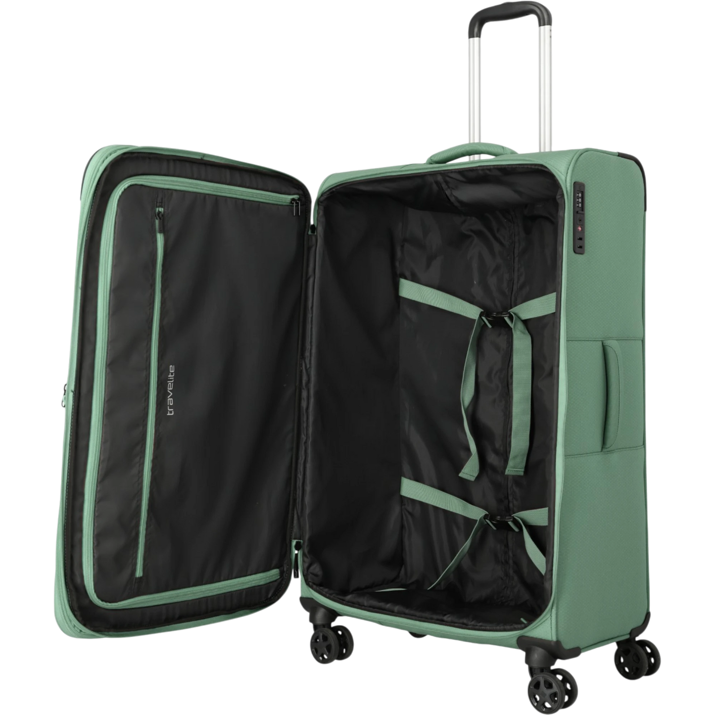 Travelite Kick Off 4-Rollen-Trolley L erw. 78 cm -Salbei