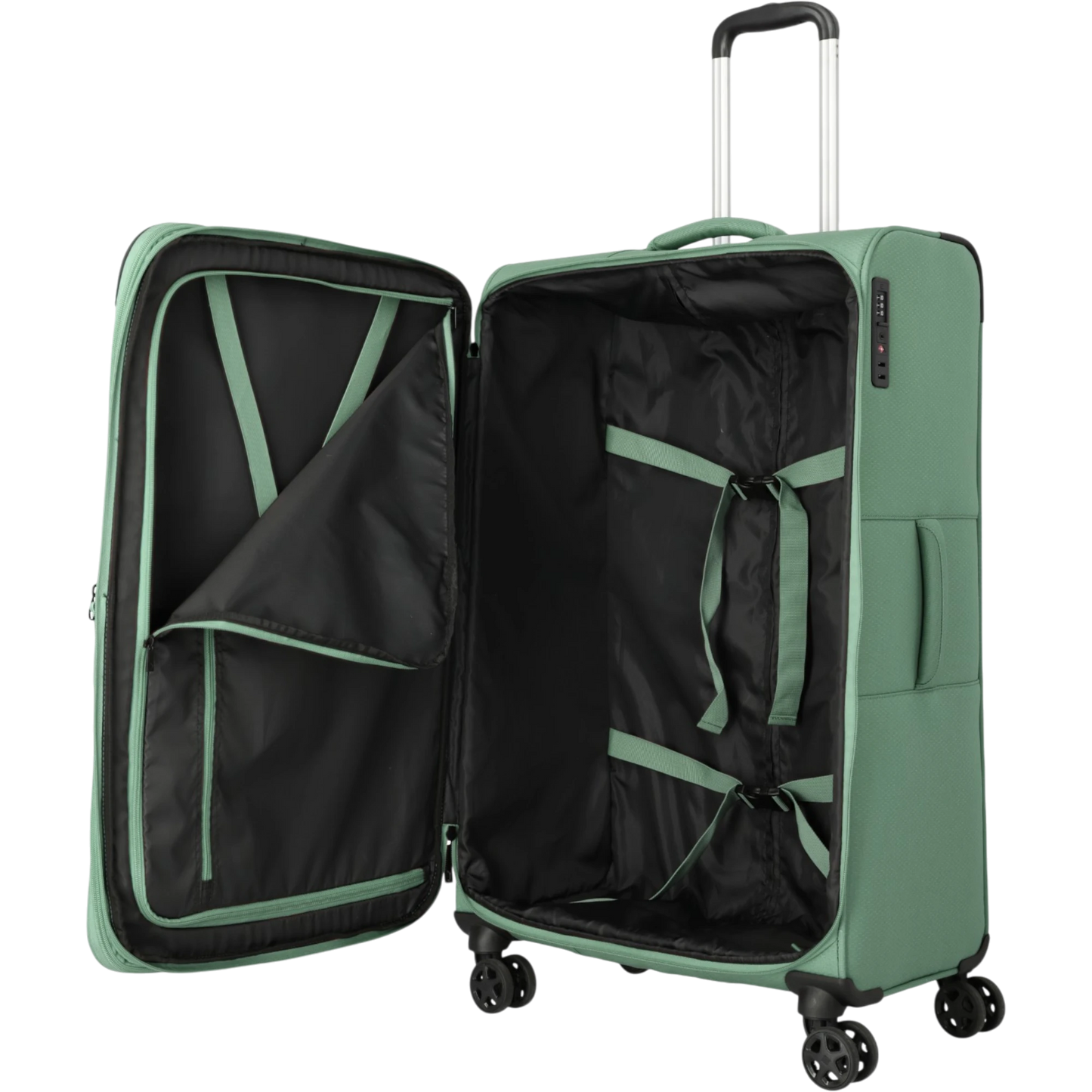 Travelite Kick Off 4-Rollen-Trolley L erw. 78 cm -Salbei