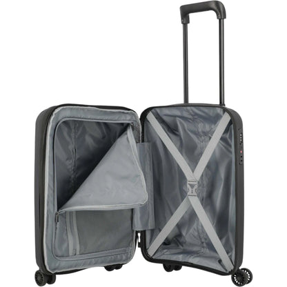 Travelite Skymate 4-Rollen-Kabinentrolley 55 cm -Schwarz KOFFER-PLUS.COM
