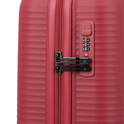Travelite Air Stripe 4-Rollen-Bordtrolley S 55 cm -Red KOFFER-PLUS.COM