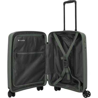 Travelite Air Stripe 4-Rollen-Bordtrolley S 55 cm -Green KOFFER-PLUS.COM