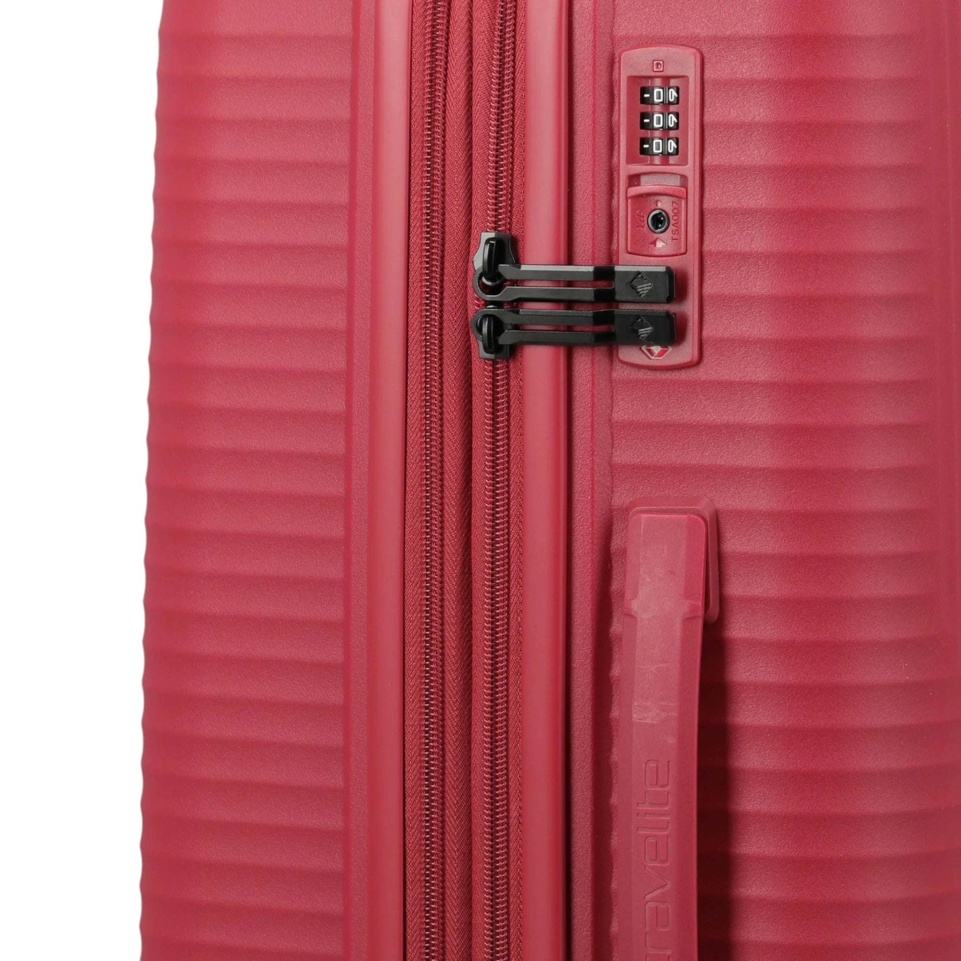 Travelite Air Stripe 4-Rollen-Koffer M erweiterbar 66 cm -Red KOFFER-PLUS.COM