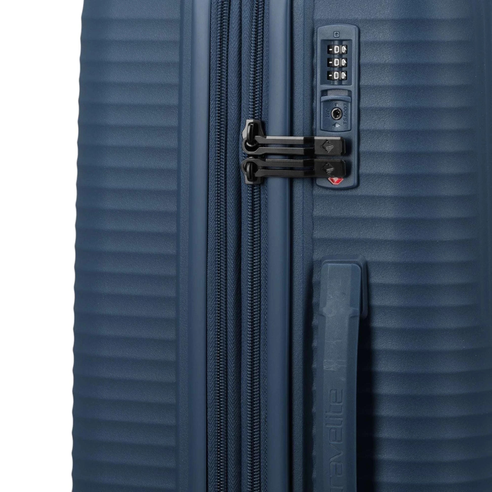 Travelite Air Stripe 4-Rollen-Koffer M erweiterbar 66 cm -Navy KOFFER-PLUS.COM