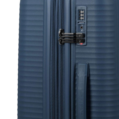 Travelite Air Stripe 4-Rollen-Koffer M erweiterbar 66 cm -Navy KOFFER-PLUS.COM