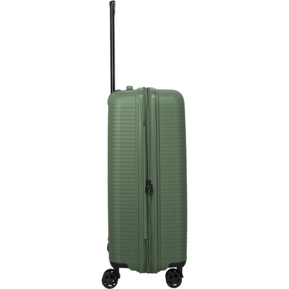 Travelite Air Stripe 4-Rollen-Koffer M erweiterbar 66 cm -Green KOFFER-PLUS.COM