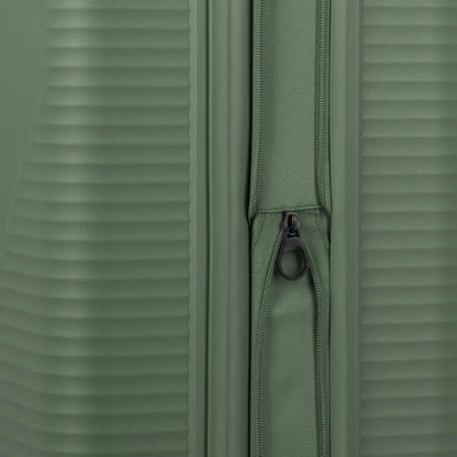 Travelite Air Stripe 4-Rollen-Koffer M erweiterbar 66 cm -Green KOFFER-PLUS.COM