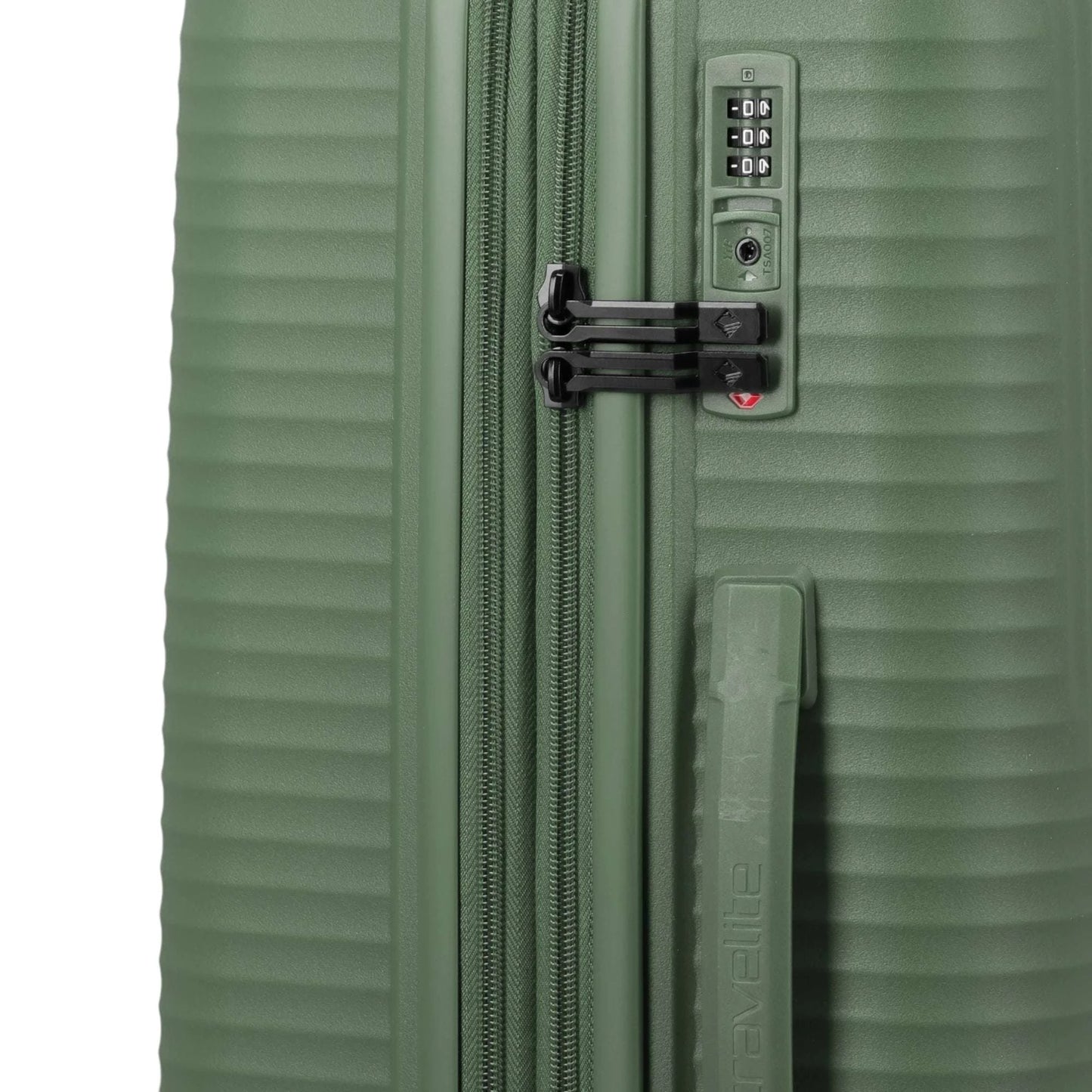 Travelite Air Stripe 4-Rollen-Koffer M erweiterbar 66 cm -Green KOFFER-PLUS.COM