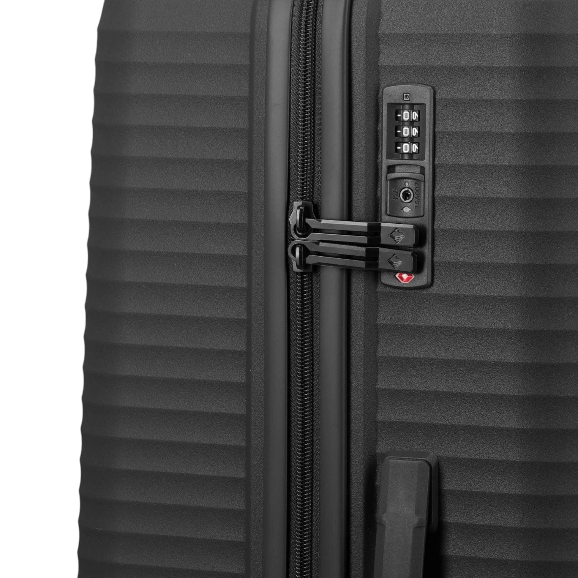 Travelite Air Stripe 4-Rollen-Koffer L 77 cm -Black KOFFER-PLUS.COM