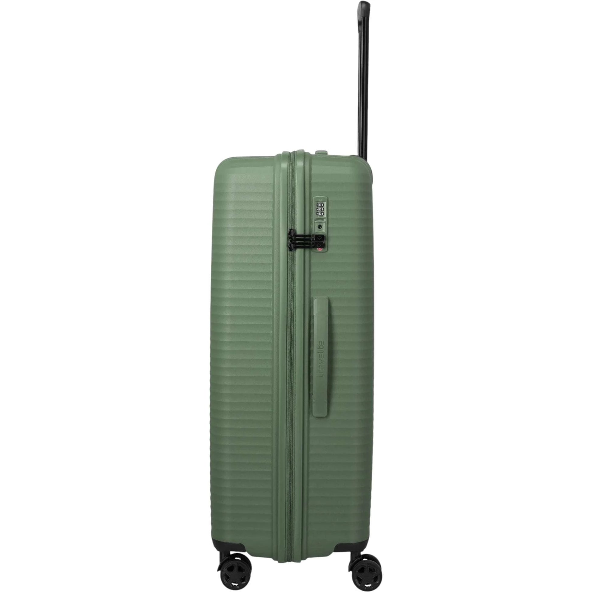 Travelite Air Stripe 4-Rollen-Koffer L 77 cm -Green KOFFER-PLUS.COM
