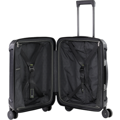 Travelite Millennium 4-Rollen-Kabinentrolley S 55 cm -Black KOFFER-PLUS.COM