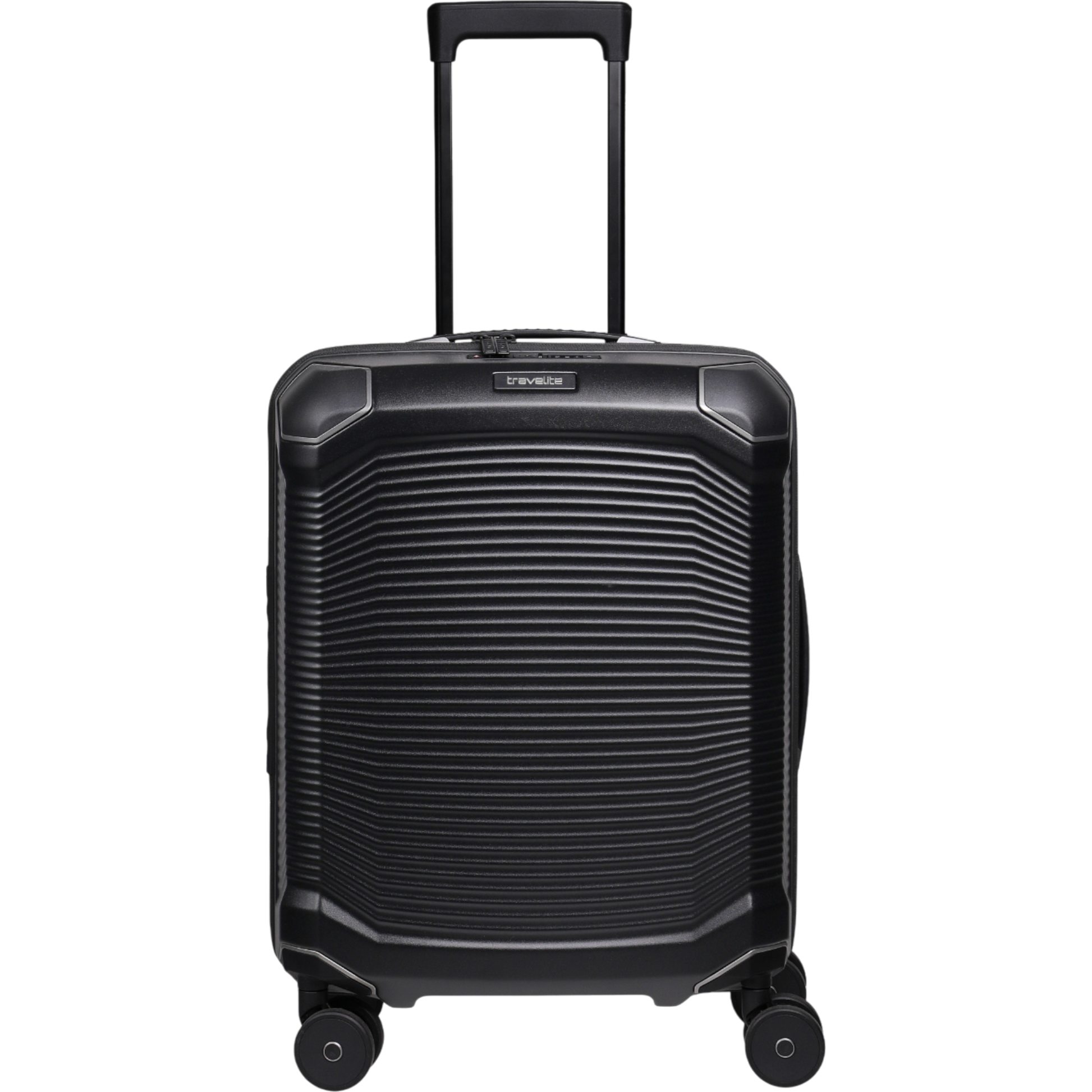 Travelite Millennium 4-Rollen-Kabinentrolley S 55 cm -Black KOFFER-PLUS.COM