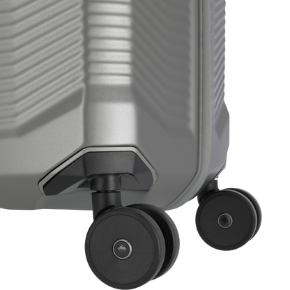 Travelite Millennium 4-Rollen-Kabinentrolley S 55 cm -Silver KOFFER-PLUS.COM