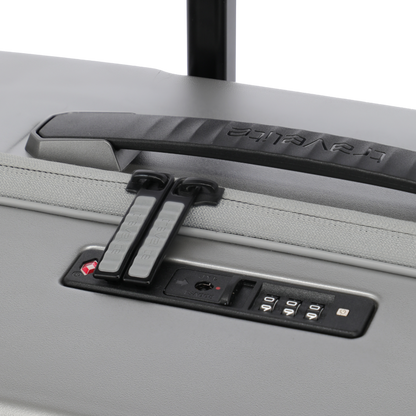 Travelite Millennium 4-Rollen-Kabinentrolley S 55 cm -Silver KOFFER-PLUS.COM