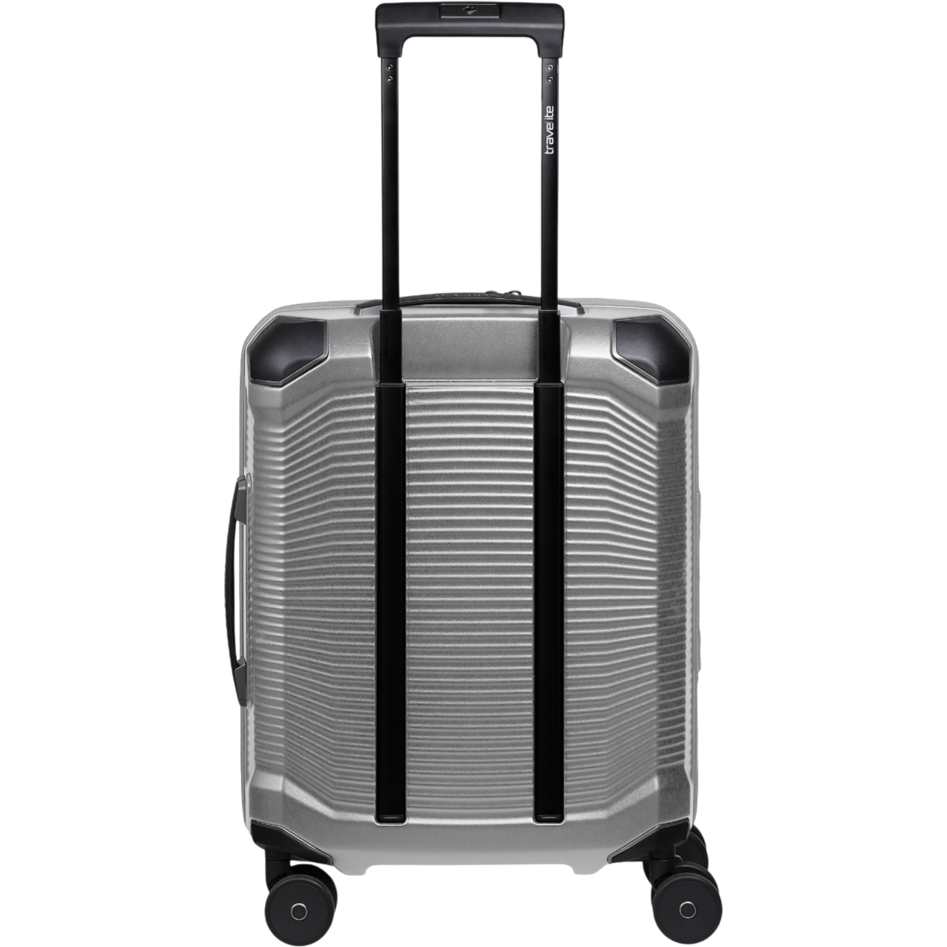 Travelite Millennium 4-Rollen-Kabinentrolley S 55 cm -Silver KOFFER-PLUS.COM