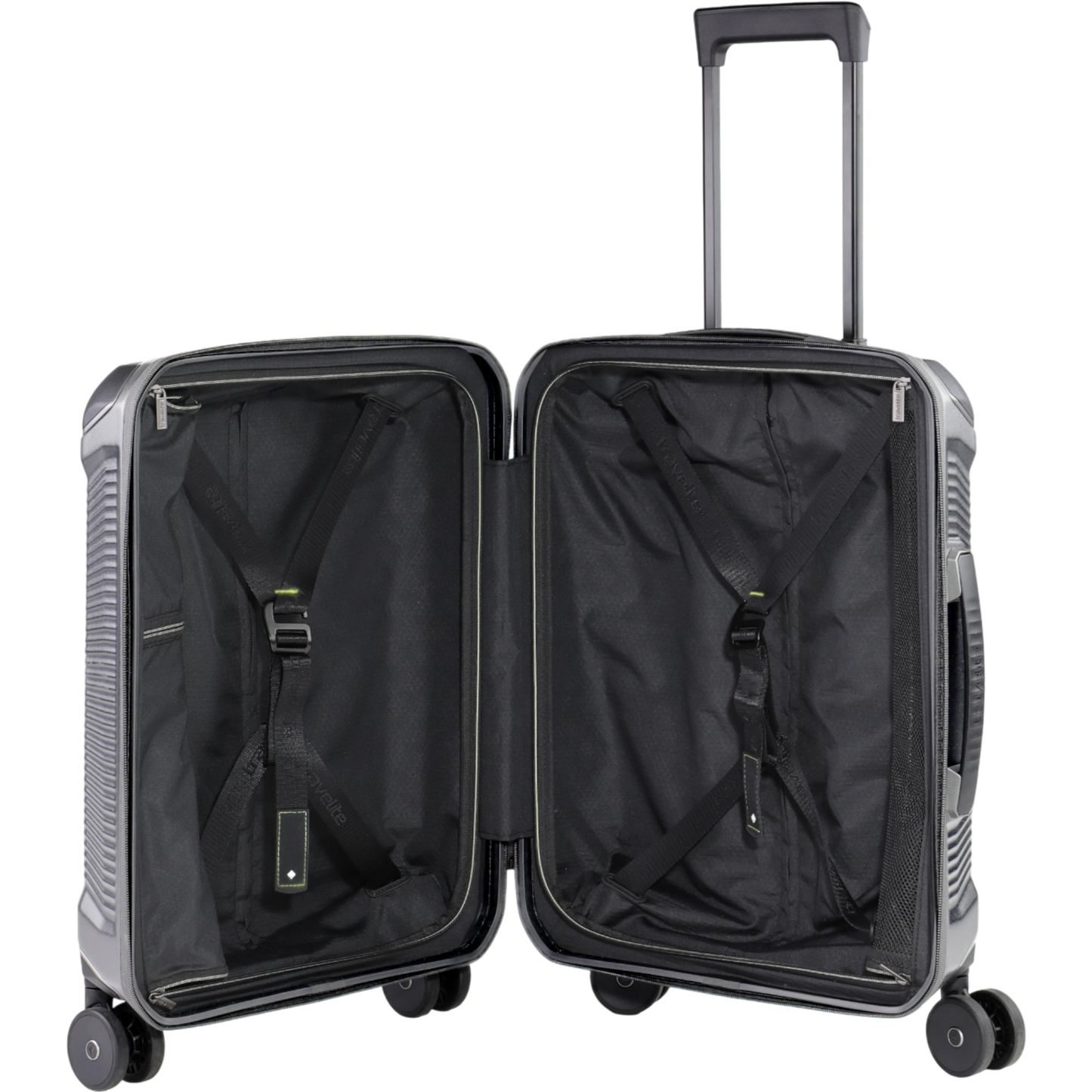 Travelite Millennium 4-Rollen-Kabinentrolley S 55 cm -Silver KOFFER-PLUS.COM