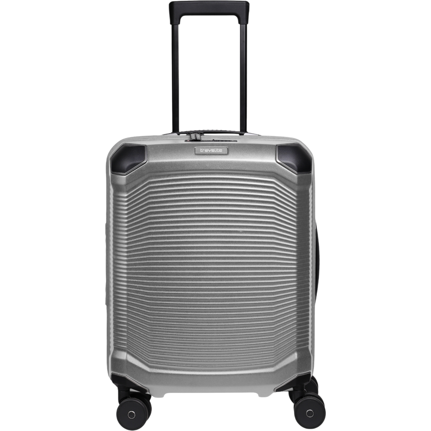 Travelite Millennium 4-Rollen-Kabinentrolley S 55 cm -Silver KOFFER-PLUS.COM