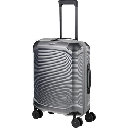Travelite Millennium 4-Rollen-Kabinentrolley S 55 cm -Silver KOFFER-PLUS.COM