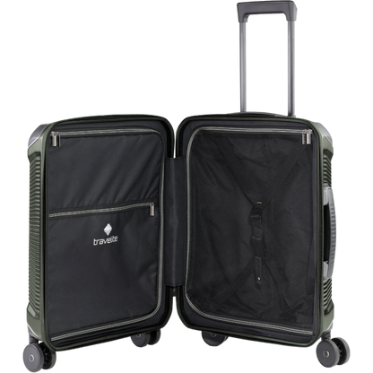 Travelite Millennium 4-Rollen-Kabinentrolley S 55 cm -Pine Green KOFFER-PLUS.COM