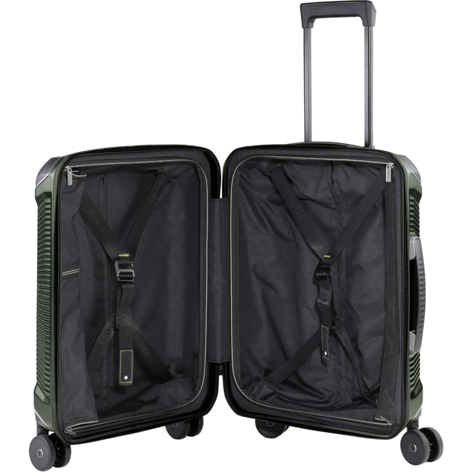 Travelite Millennium 4-Rollen-Kabinentrolley S 55 cm -Pine Green KOFFER-PLUS.COM