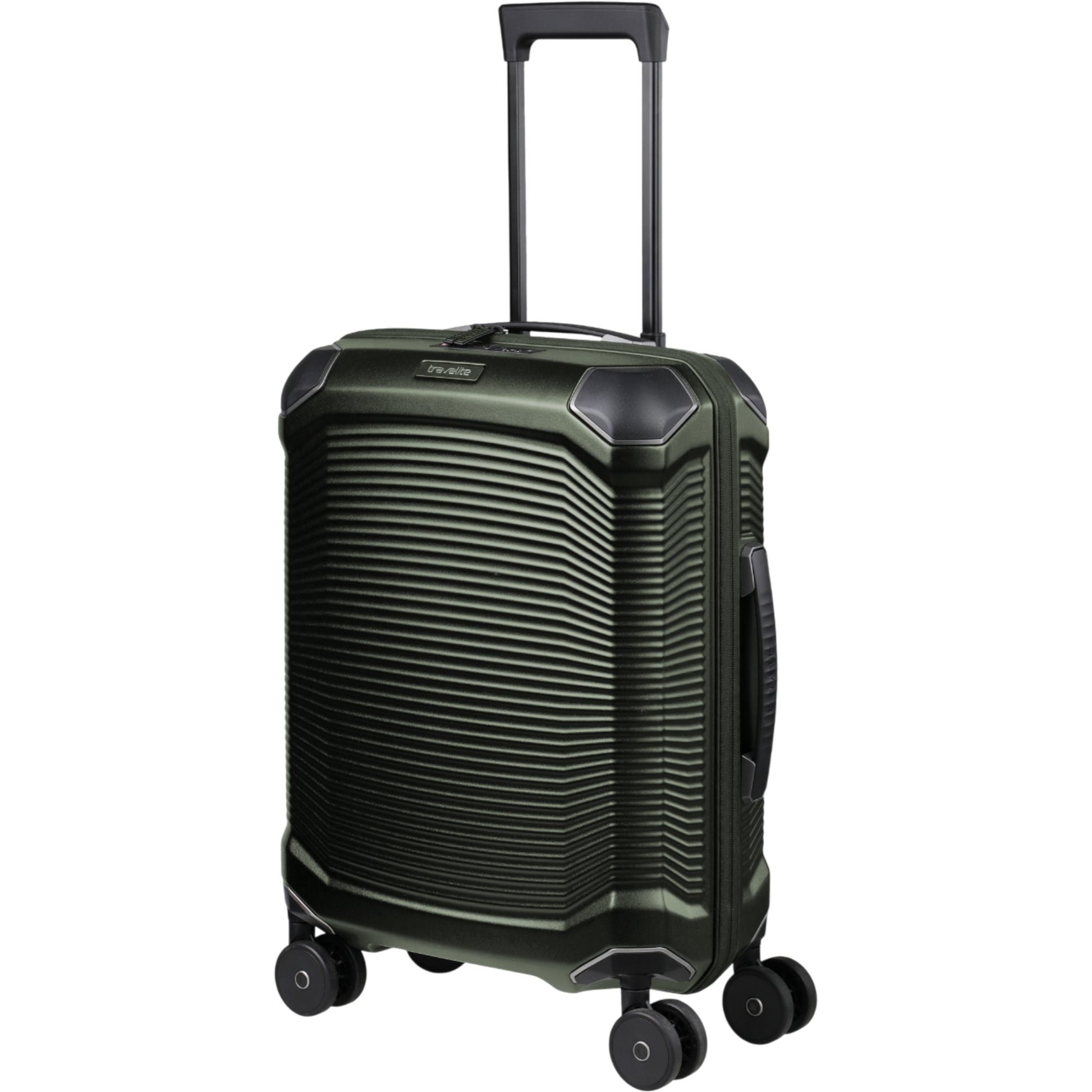 Travelite Millennium 4-Rollen-Kabinentrolley S 55 cm -Pine Green KOFFER-PLUS.COM