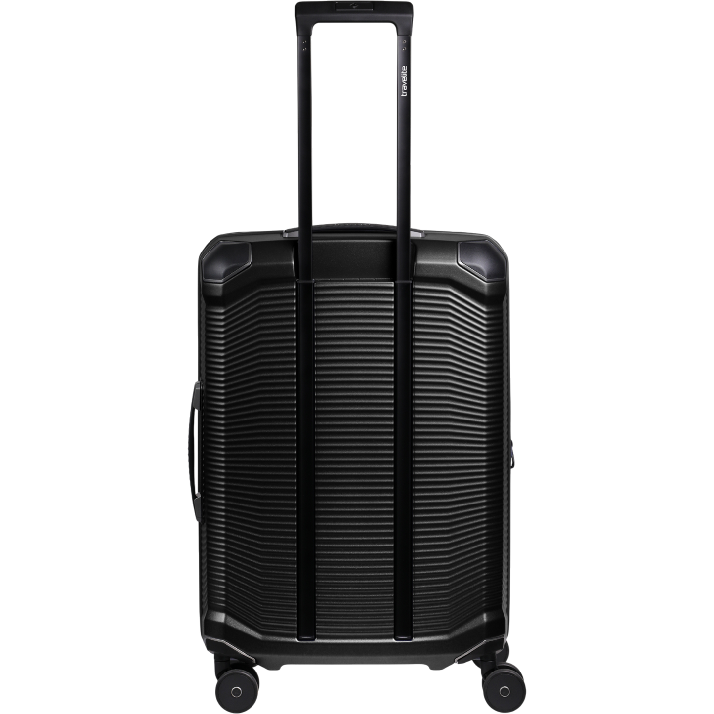 Travelite Millennium 4-Rollen-Koffer M 67 cm erw. -Black KOFFER-PLUS.COM