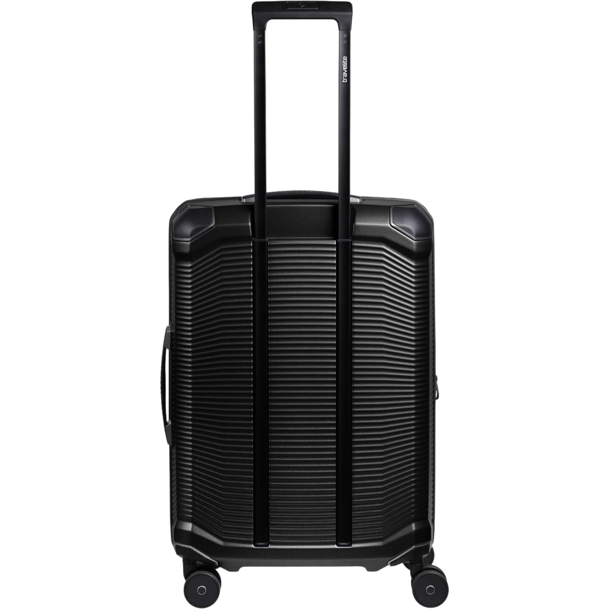 Travelite Millennium 4-Rollen-Koffer M 67 cm erw. -Black KOFFER-PLUS.COM