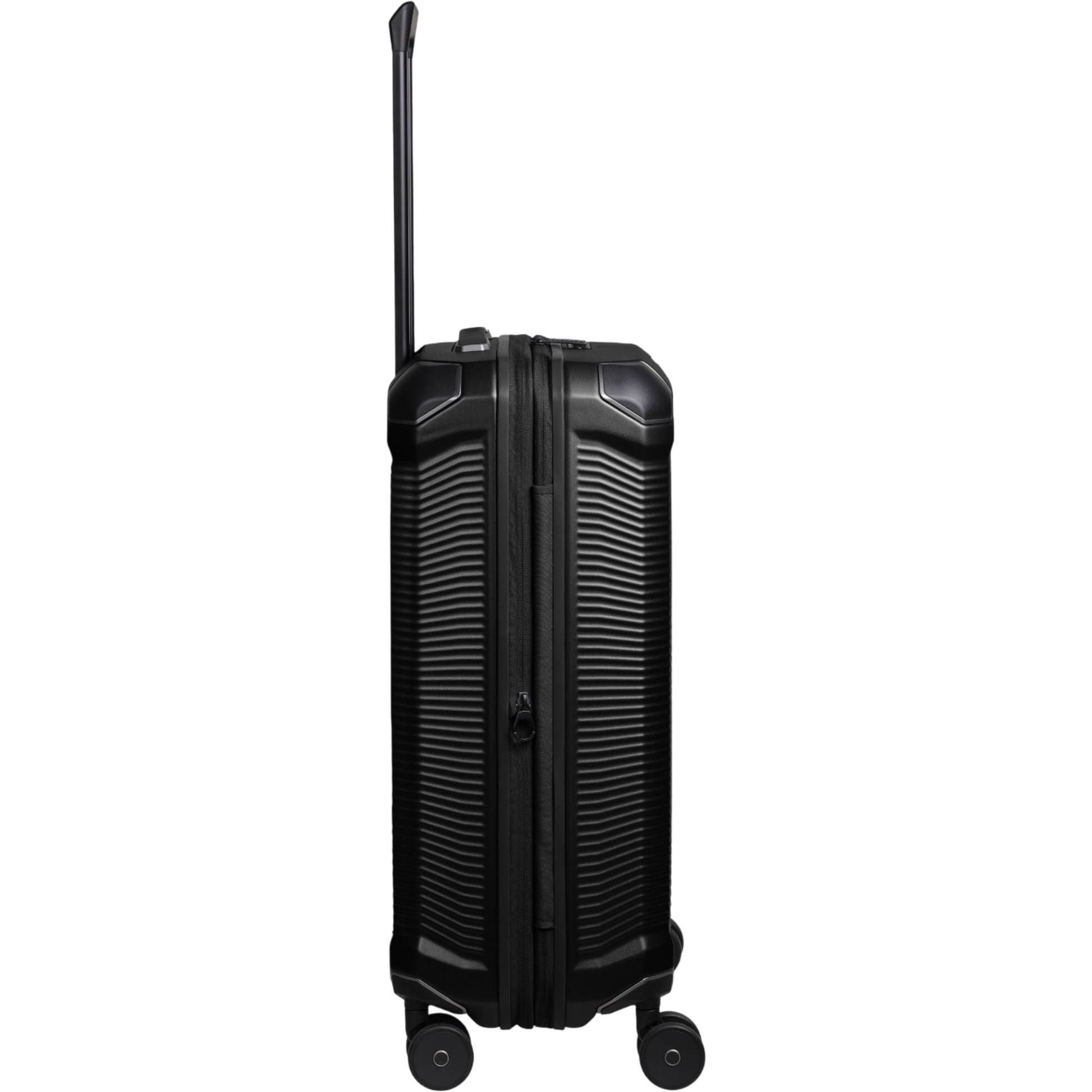 Travelite Millennium 4-Rollen-Koffer M 67 cm erw. -Black KOFFER-PLUS.COM