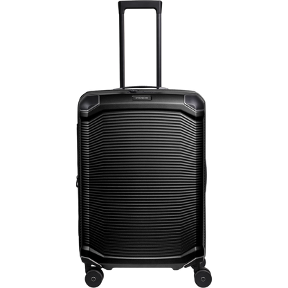 Travelite Millennium 4-Rollen-Koffer M 67 cm erw. -Black KOFFER-PLUS.COM