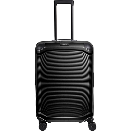 Travelite Millennium 4-Rollen-Koffer M 67 cm erw. -Black KOFFER-PLUS.COM