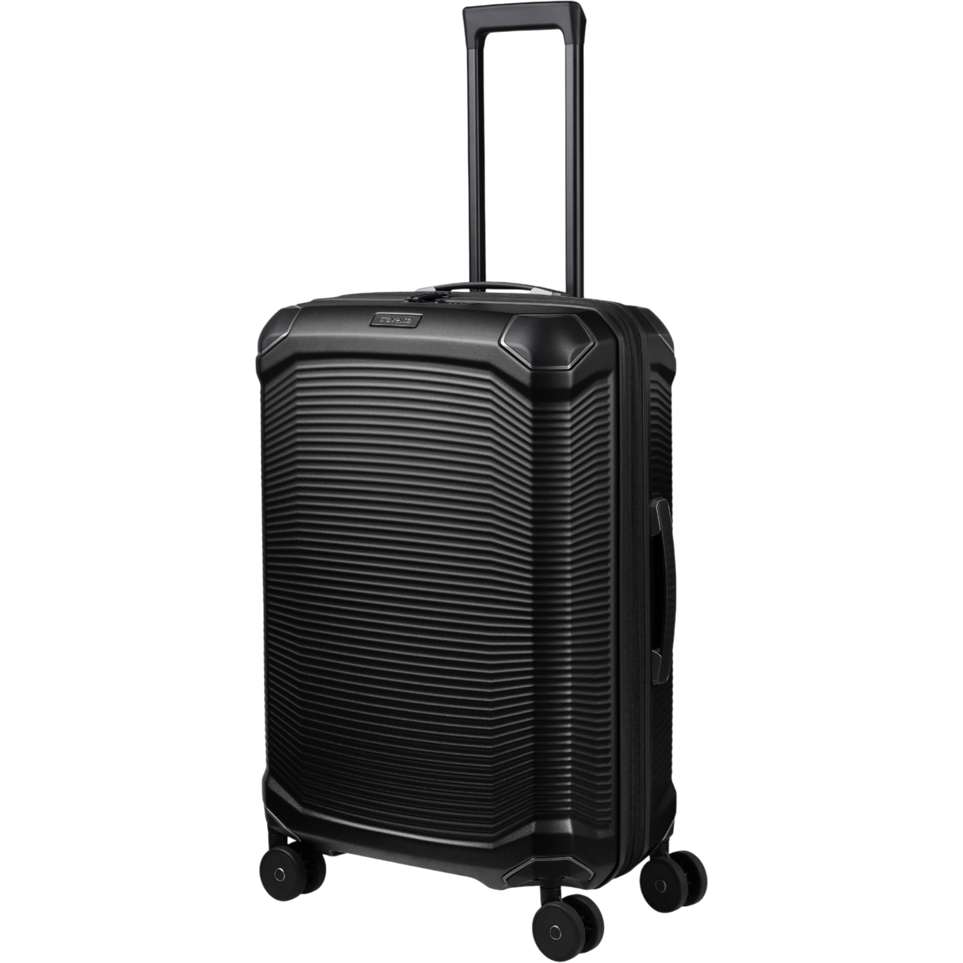 Travelite Millennium 4-Rollen-Koffer M 67 cm erw. -Black KOFFER-PLUS.COM