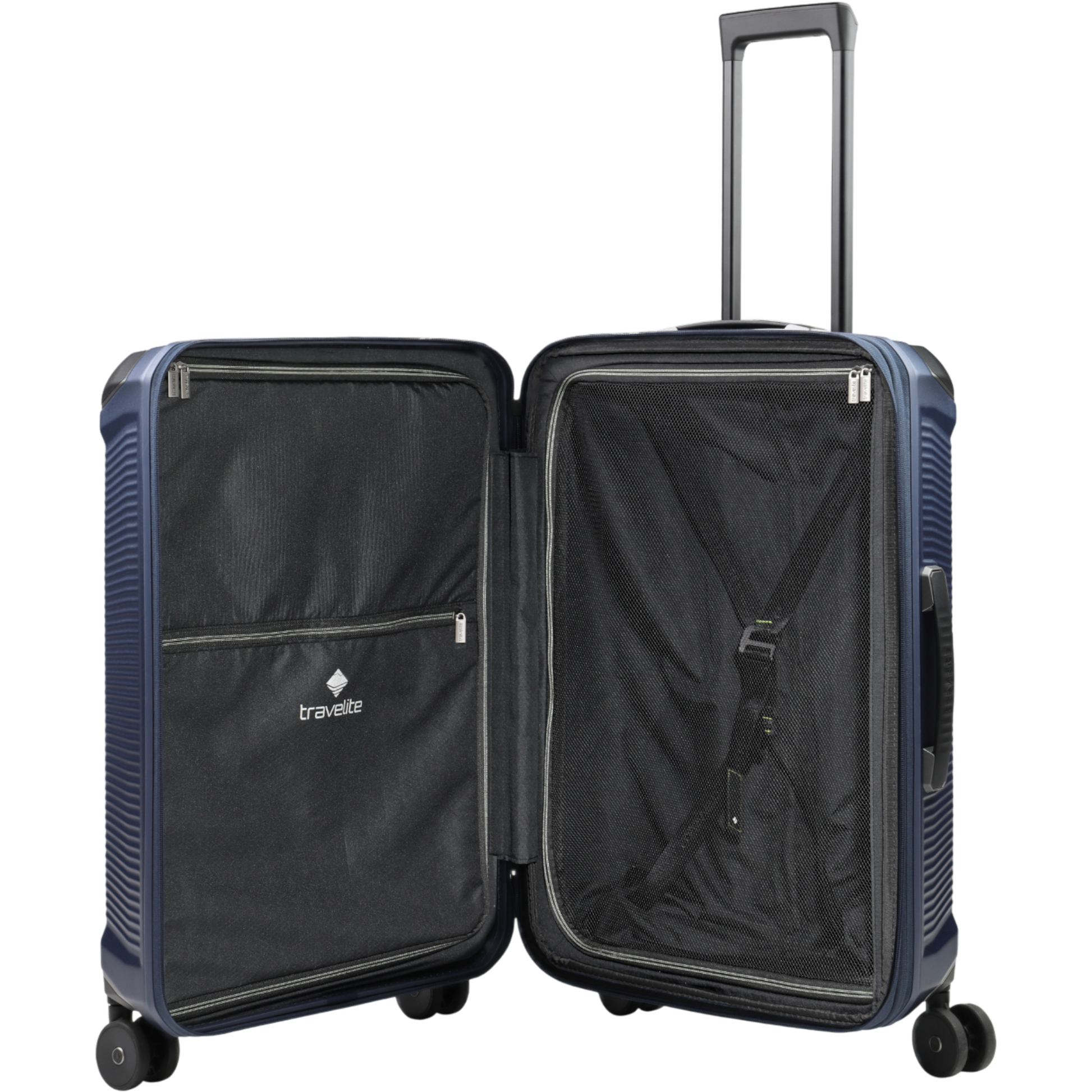 Travelite Millennium 4-Rollen-Koffer M 67 cm erw. -navy KOFFER-PLUS.COM