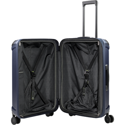 Travelite Millennium 4-Rollen-Koffer M 67 cm erw. -navy KOFFER-PLUS.COM