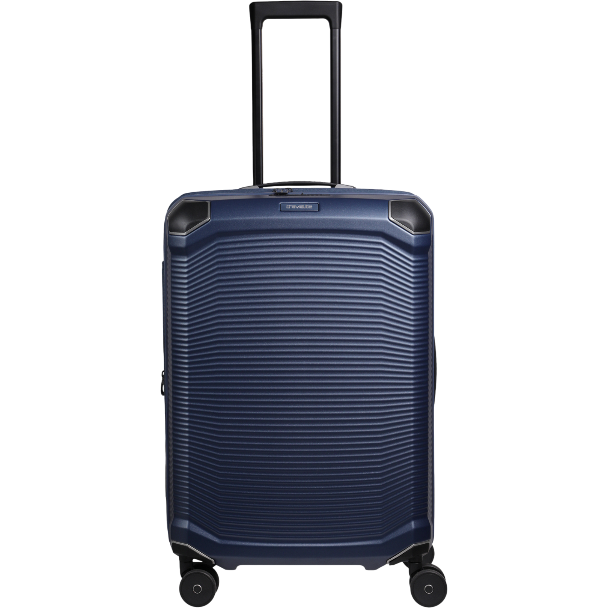 Travelite Millennium 4-Rollen-Koffer M 67 cm erw. -navy KOFFER-PLUS.COM
