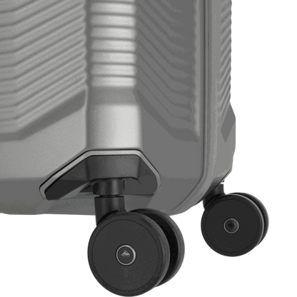 Travelite Millennium 4-Rollen-Koffer M 67 cm erw. -Silver KOFFER-PLUS.COM