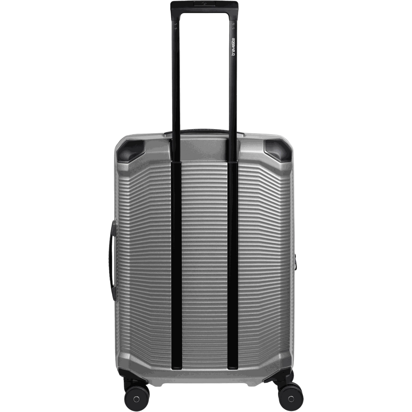 Travelite Millennium 4-Rollen-Koffer M 67 cm erw. -Silver KOFFER-PLUS.COM