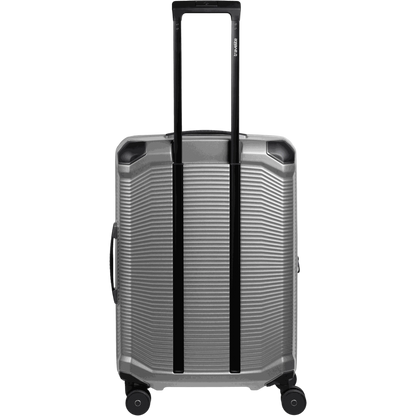 Travelite Millennium 4-Rollen-Koffer M 67 cm erw. -Silver KOFFER-PLUS.COM