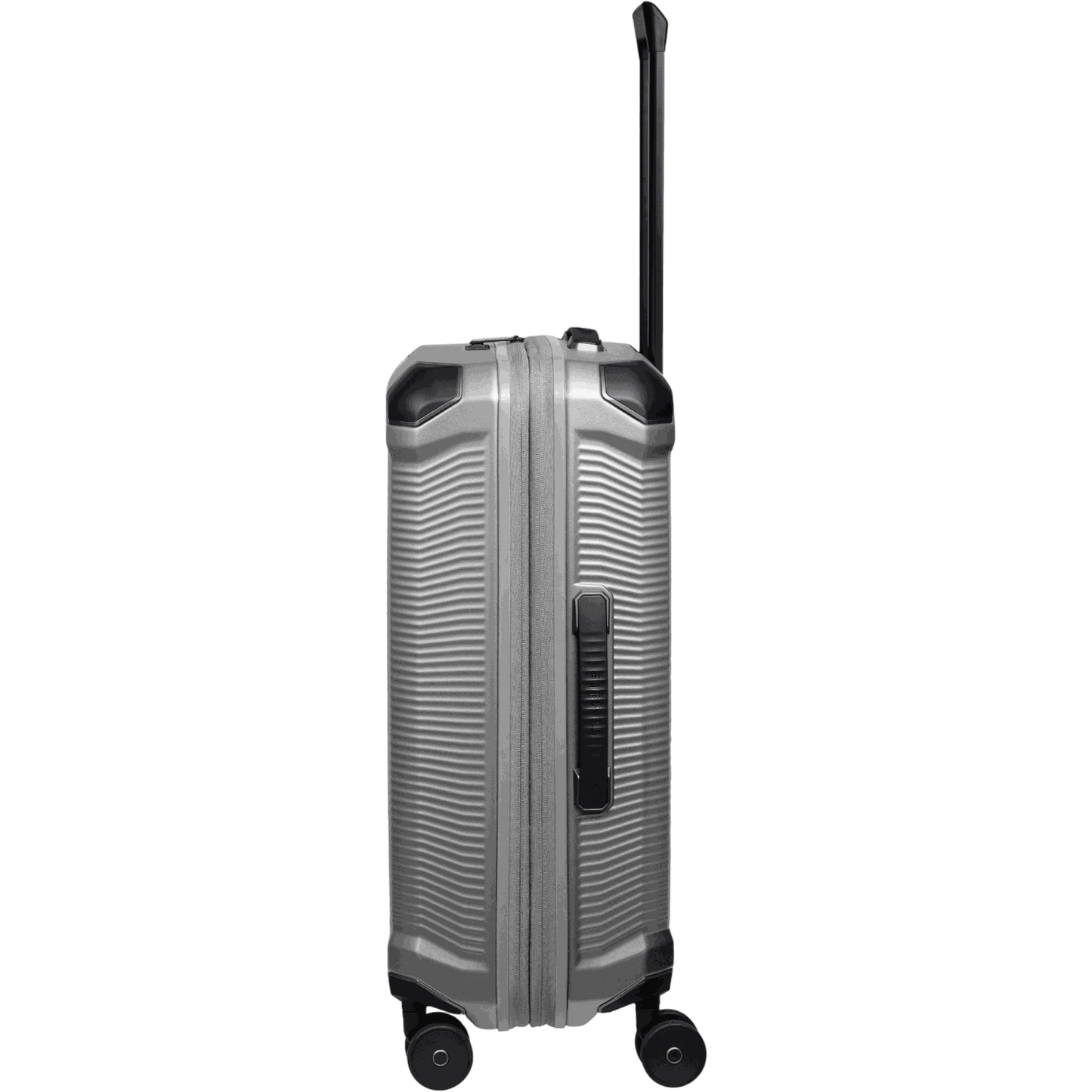 Travelite Millennium 4-Rollen-Koffer M 67 cm erw. -Silver KOFFER-PLUS.COM