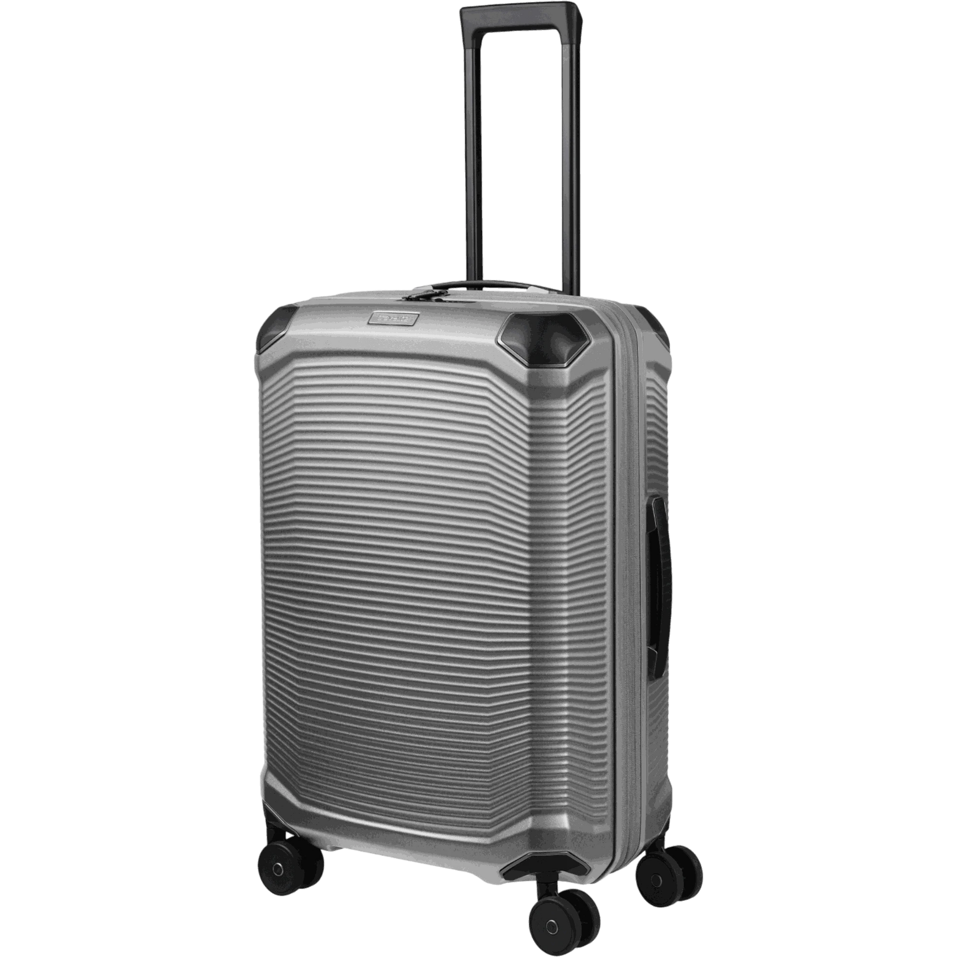 Travelite Millennium 4-Rollen-Koffer M 67 cm erw. -Silver KOFFER-PLUS.COM